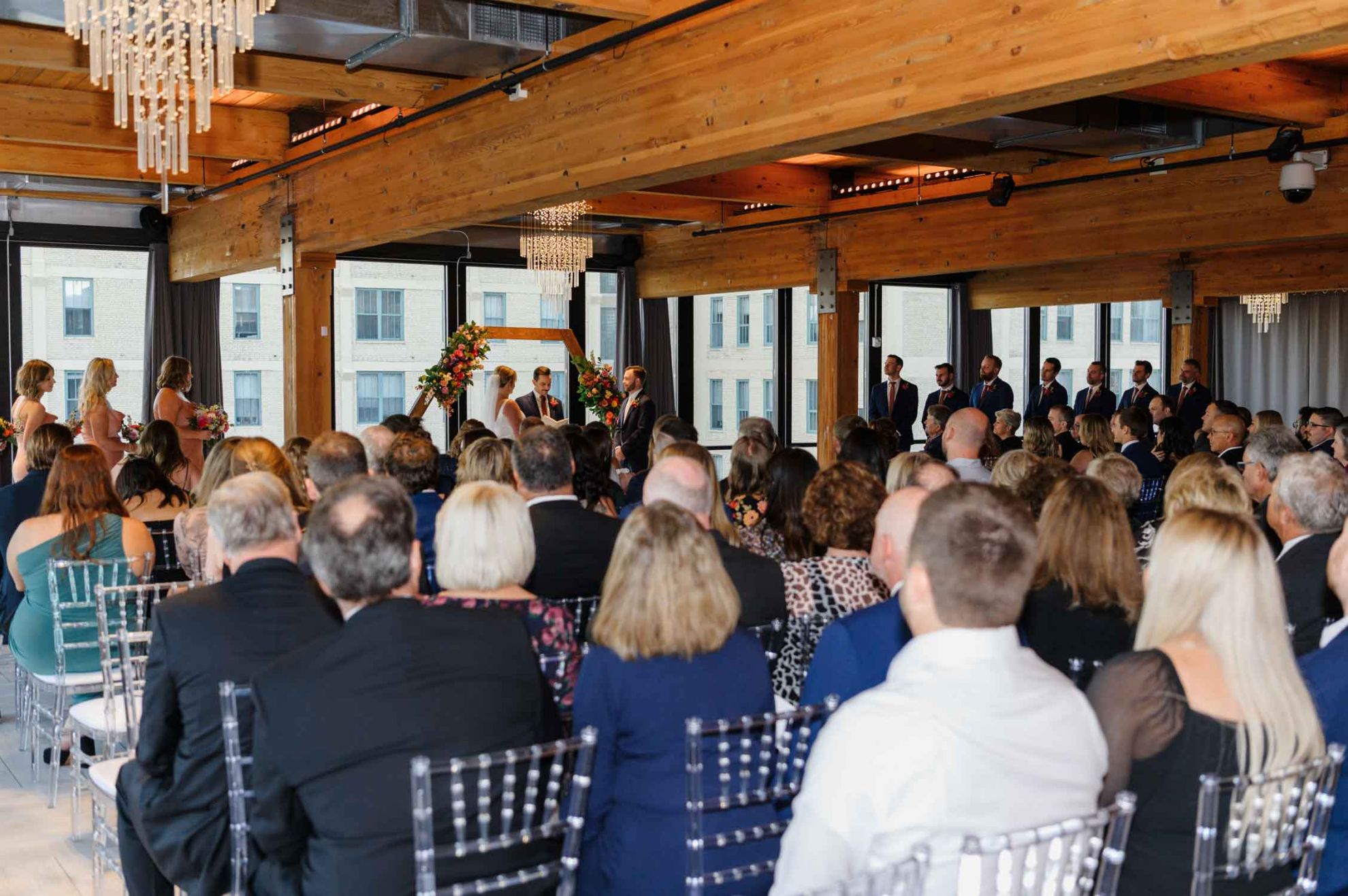 ceremony with guests